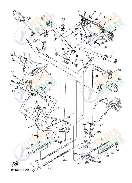 STEERING HANDLE & CABLE